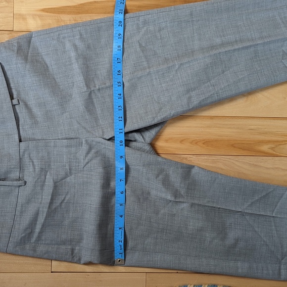 Pink Tartan wool blend grey pants - Picture 4 of 7